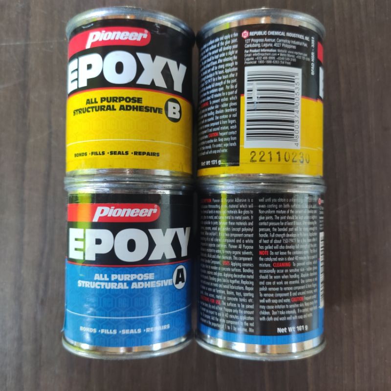 Pioneer Epoxy All Purpose Structural Adhesive A&B Shopee Philippines