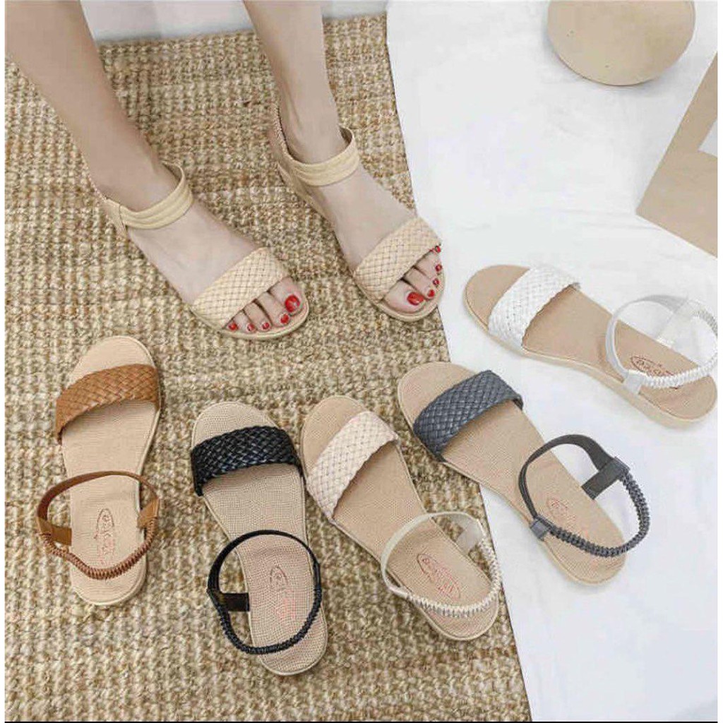 Summer Fashion Sandals  Wedge  Sandals  2858 Shopee  