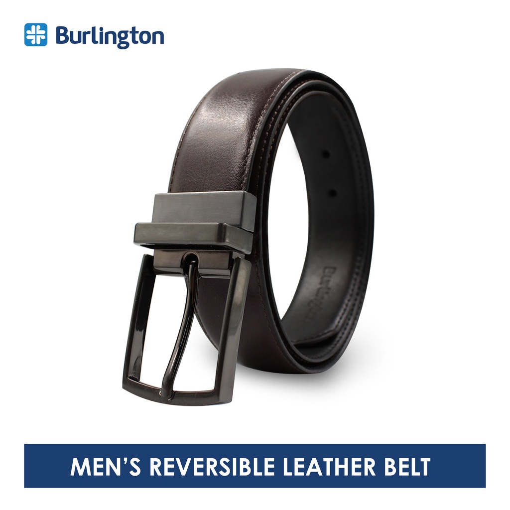 Burlington Men's Reversible Genuine Leather Belt 1 Piece JMLR2102 Shopee Philippines