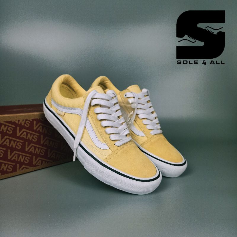 VANS Oldskool Pro Ultracush Pale Banana Suede/Canvas | Shopee Philippines