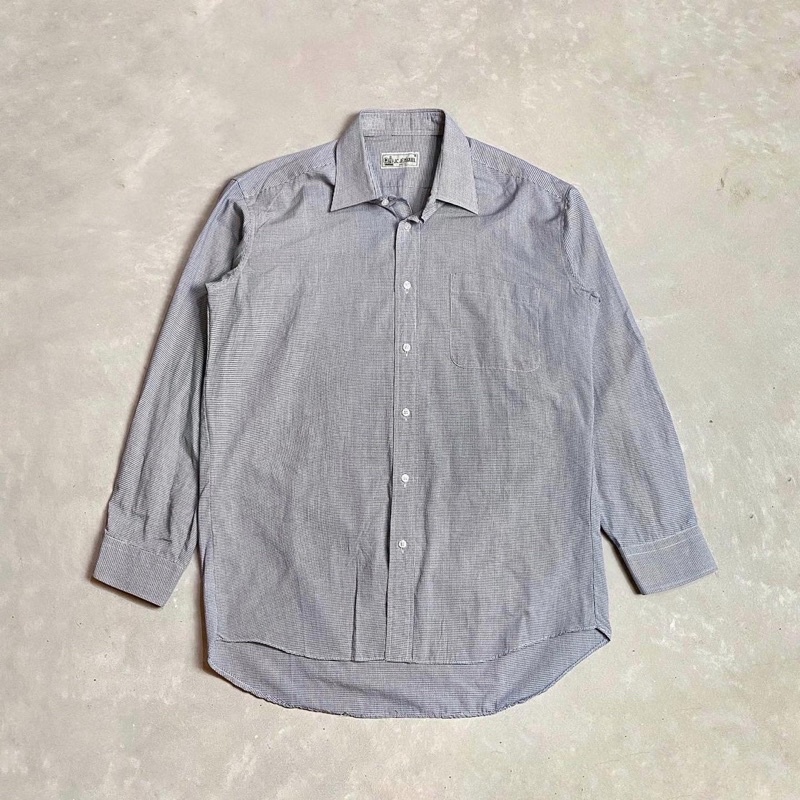 Jc jezequel micro plaid shirt plaid shirt (curated.3ft items) | Shopee ...