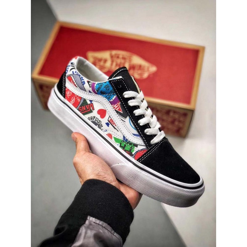 black school shoes vans