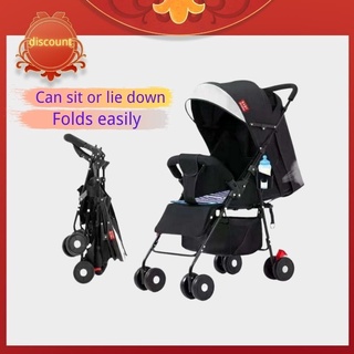 [Special sales] baby Stroller with large seat sitting reclining foldable and comfortable stroller