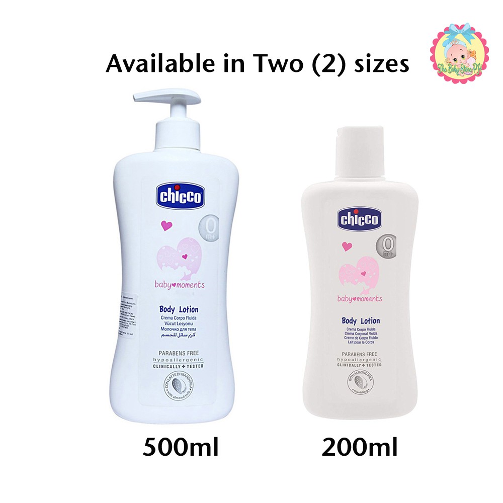 chicco body lotion 200ml