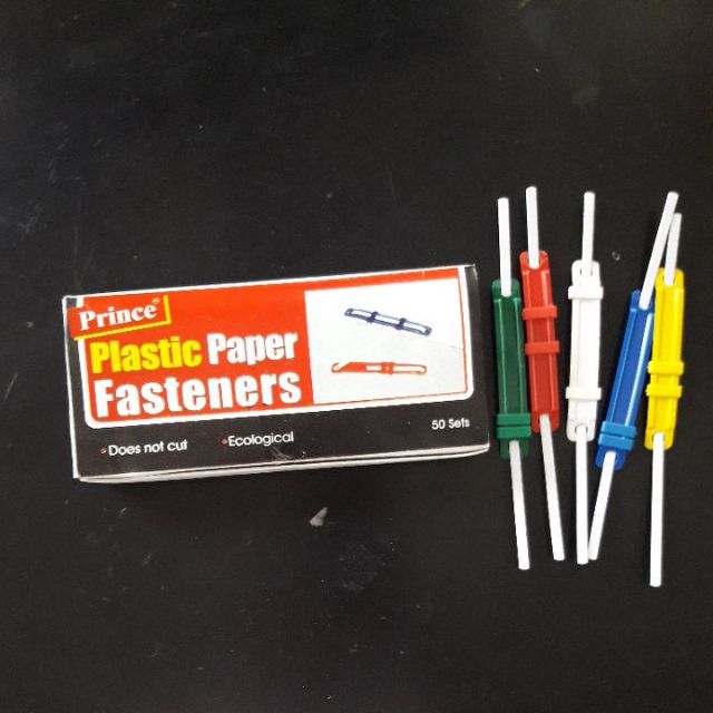 Plastic Paper Fastener 50 Sets Shopee Philippines 