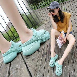 The new crocs Korean women's hole shoes high-quality materials | Shopee  Philippines