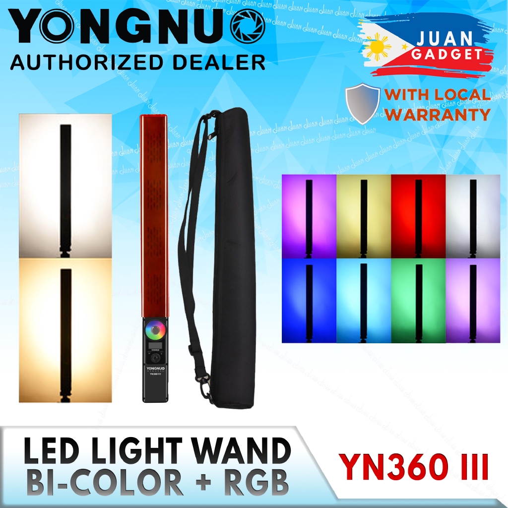 Yongnuo YN360 III LED RGB Video Light Stick with Adjustable Color ...