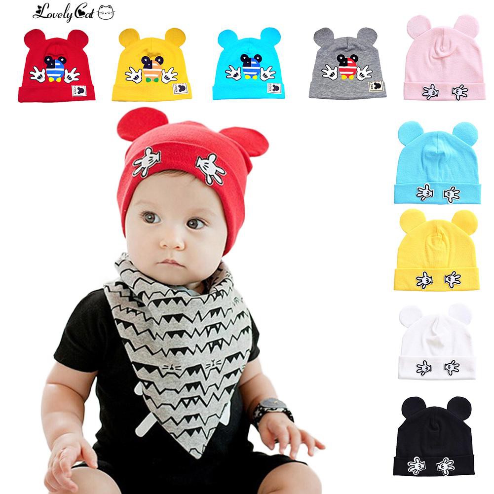 baby mickey ears beanie