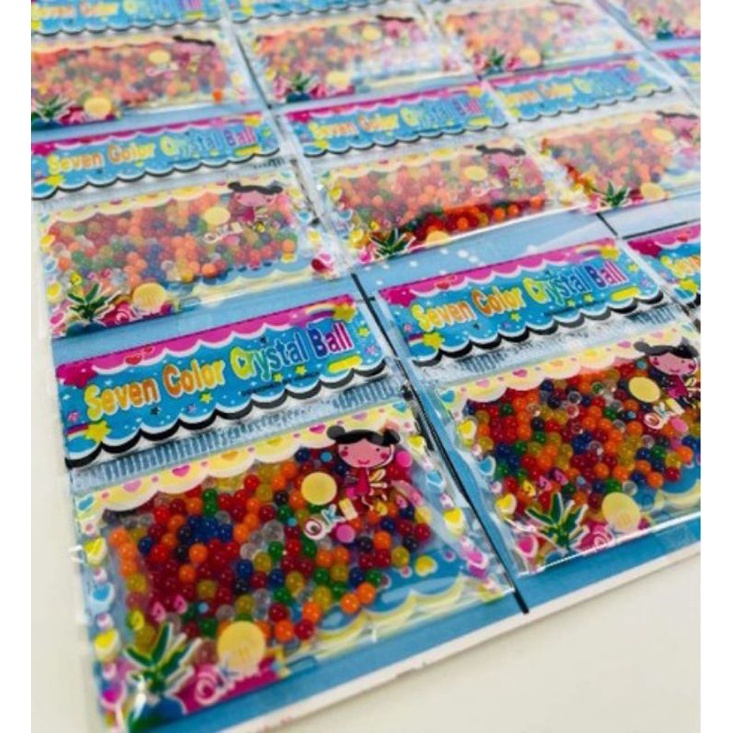 2pack Seven Colors Crystal Ball growing kisses / orbeez / kisses with