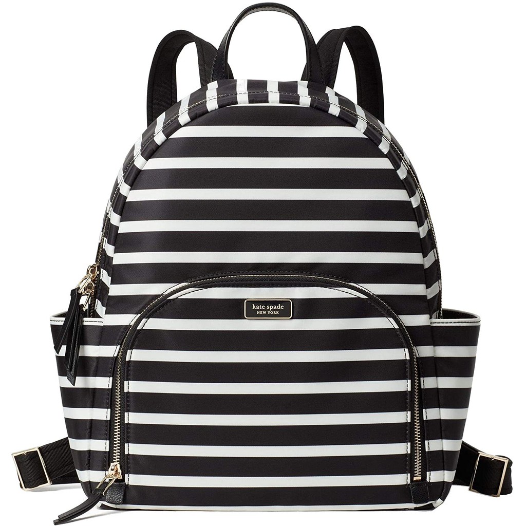 kate spade backpack stripes