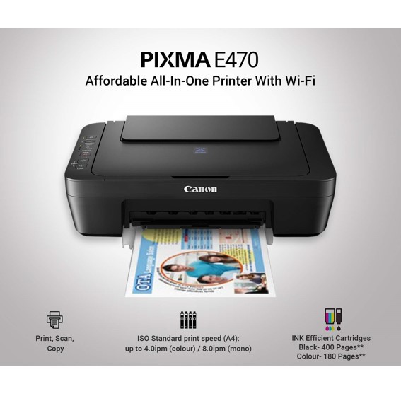 canon printer e470 review
