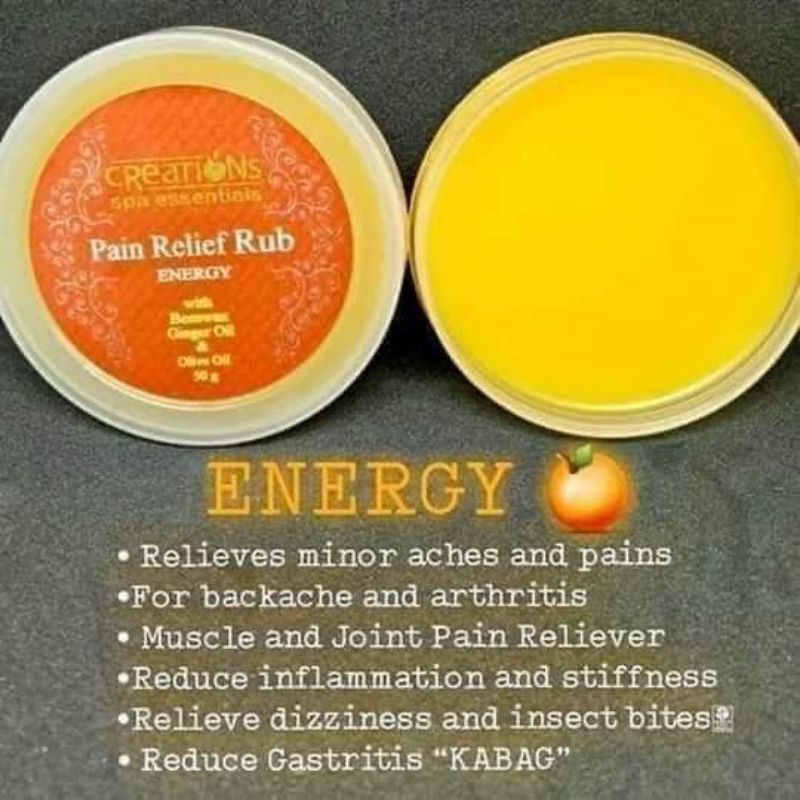 Authentic Pain Relief Rub ( ENERGY ) Shopee Philippines