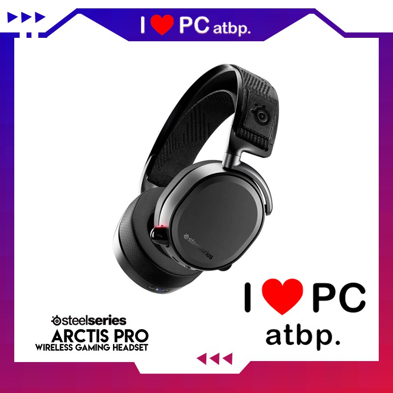 SteelSeries Arctis Pro Wireless Headset (Dual Battery, Transmitter Base ...