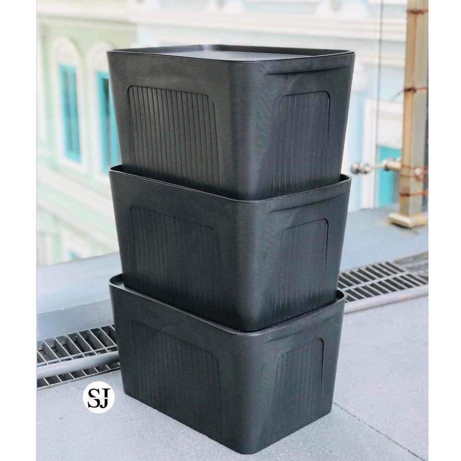 HIGH QUALITY XL PLASTIC STORAGE BOX WITH COVER Shopee Philippines