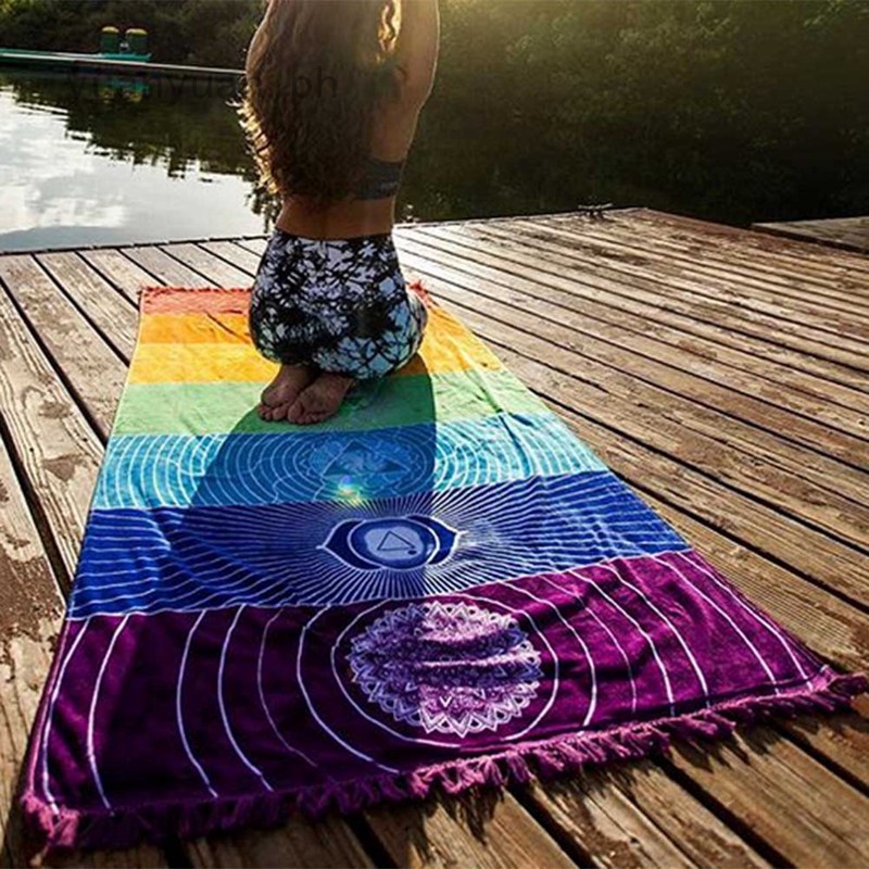 yoga beach mat