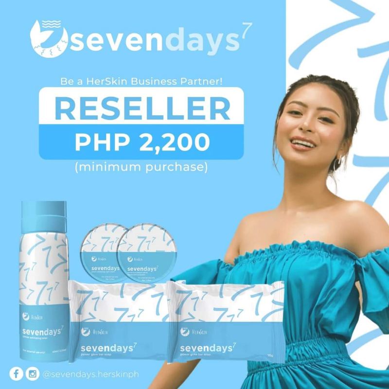 SevenDays Reseller Packages By Kath Melendez | Shopee Philippines