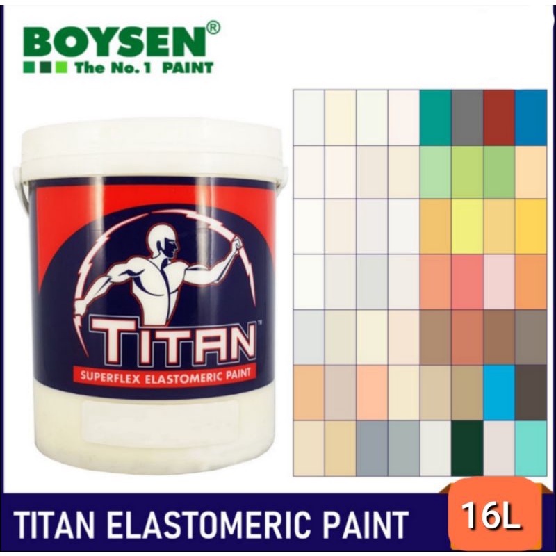 BOYSEN TITAN SUPERFLEX ELASTOMERIC PAINT TWILL T5118 1PAIL 1TIN