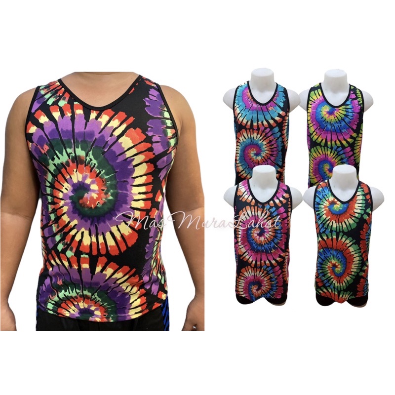 Trendy Pambahay Sando for Men Adult Tropical Prints, Stripes & Tie Dye Free size up to XL (Direct S)