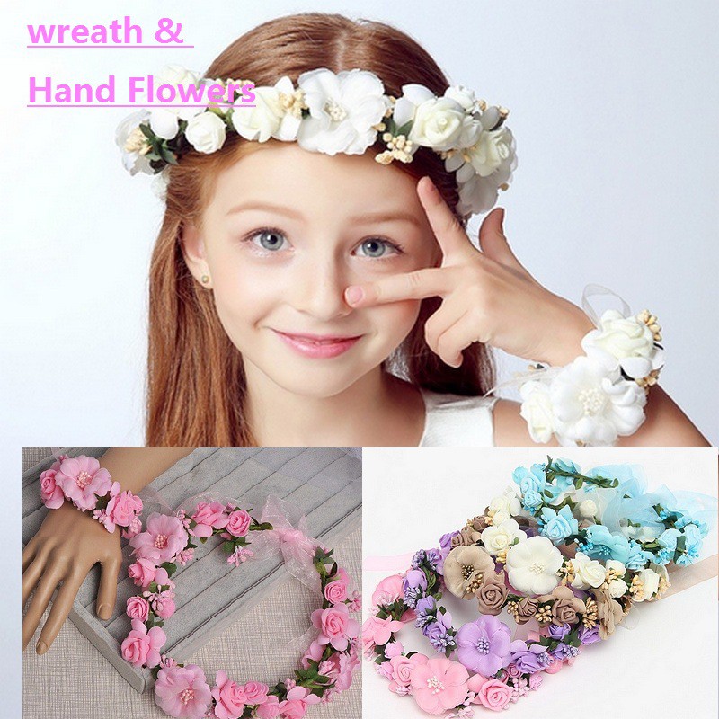 flower wreath headband