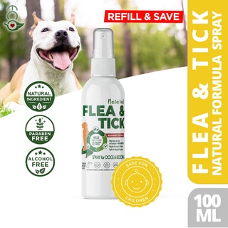 Eco Premium Natural Flea and Tick Spray for Dog and Cat Anti Tick (Garapata) Flea (Pulgas) & Lice (K