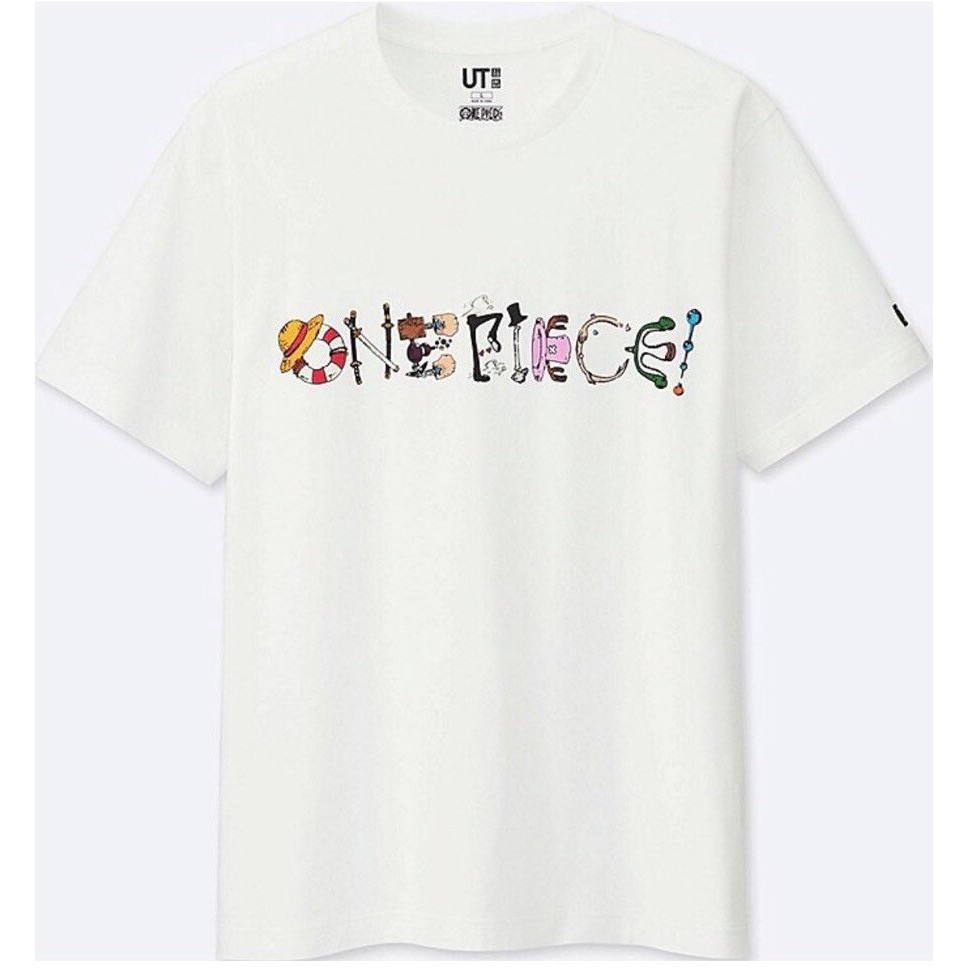 Nwt Uniqlo Licensed One Piece Tee Fashion Men T Shirt Tee White Shopee Philippines