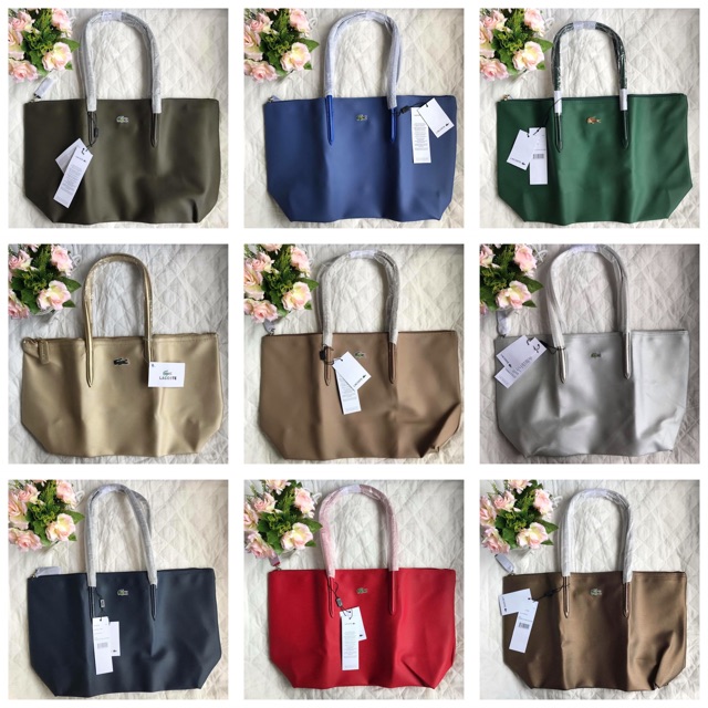 lacoste tote bag sale