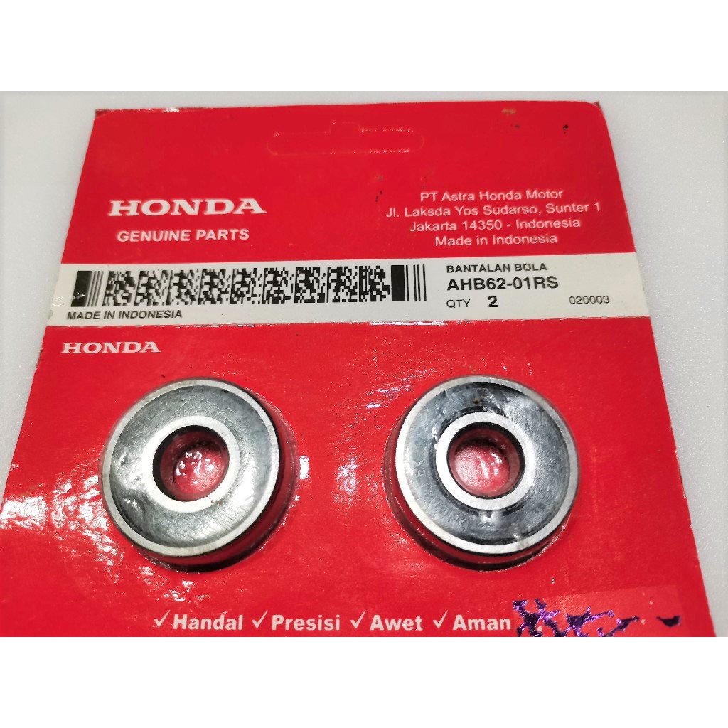 Genuine Honda Front Wheel Bearing 6201RS For Scooter & Underbone Motorcycle Shopee Philippines