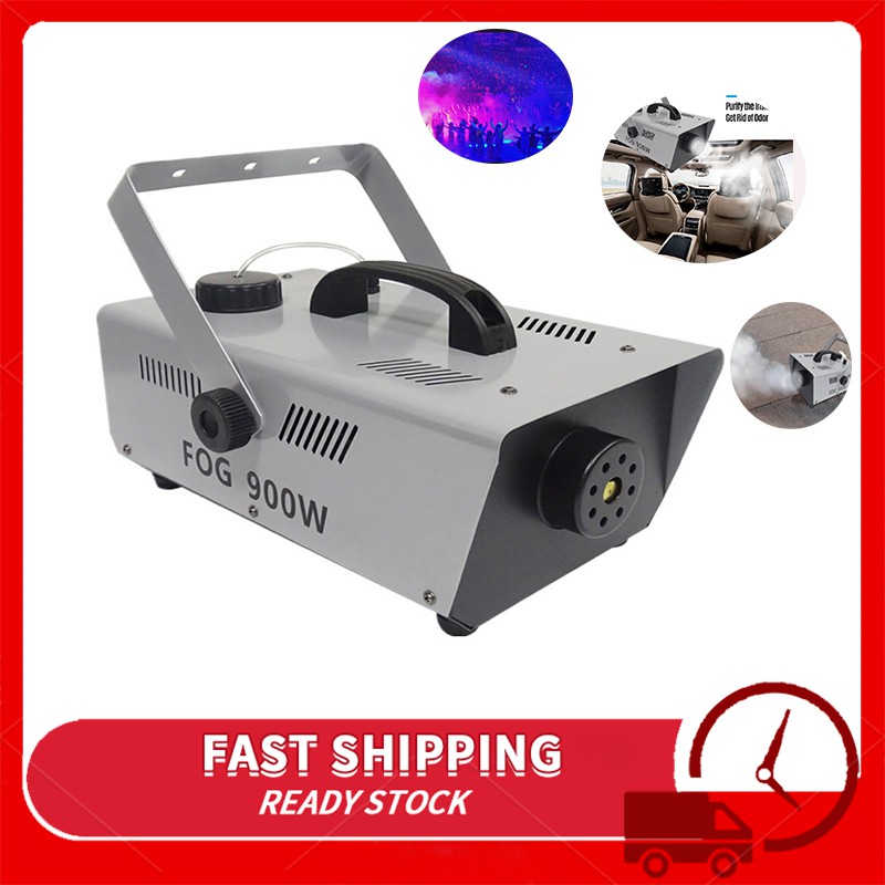 Heated Fog Machine 900W Wireless Remote Control Spray Sterilized Smoke