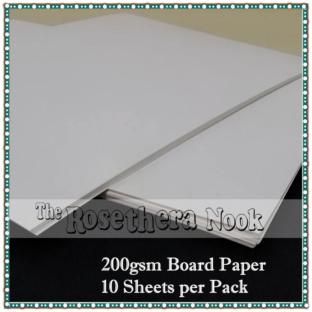Specialty Board Paper 10 SHEETS per pack Shopee Philippines