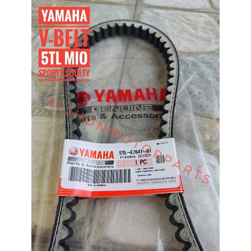 YAMAHA GENUINE VBELT 5TL MIO SPORTY/SOULTY 5TLE764101 Shopee