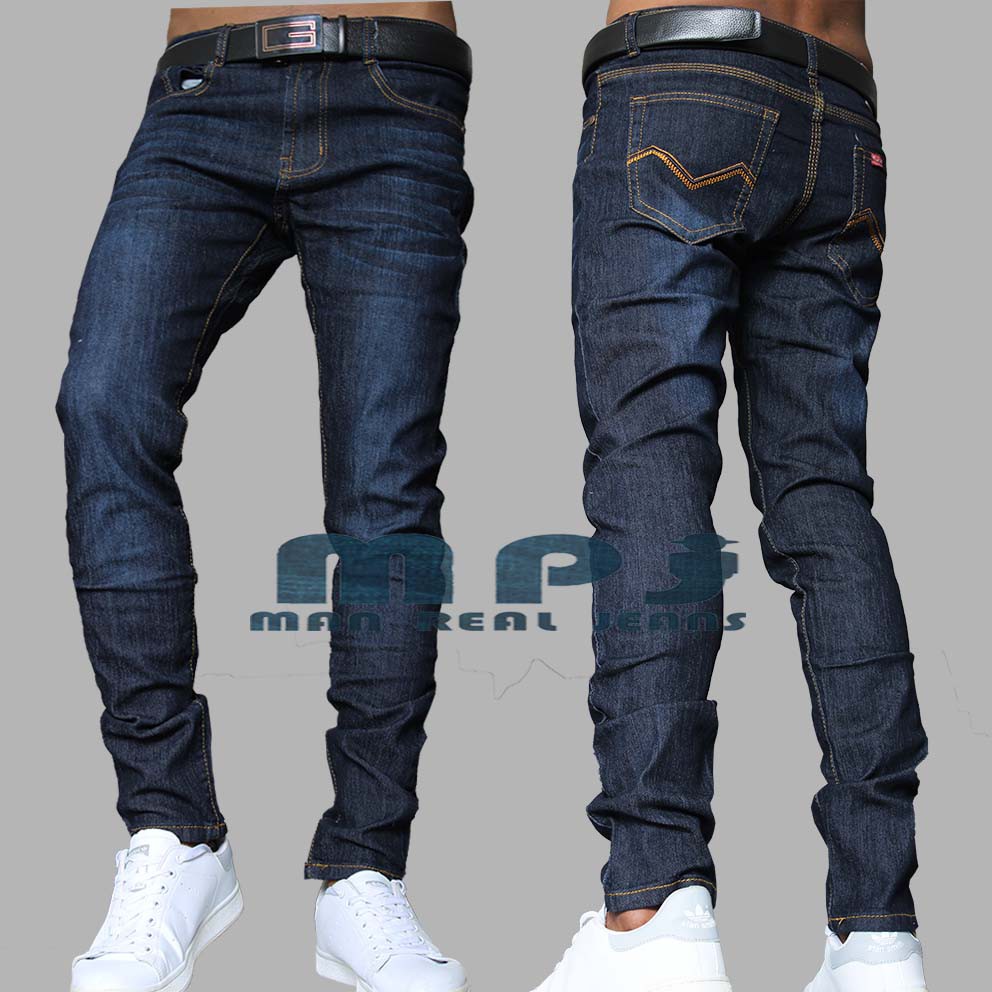 dark blue jean outfits men