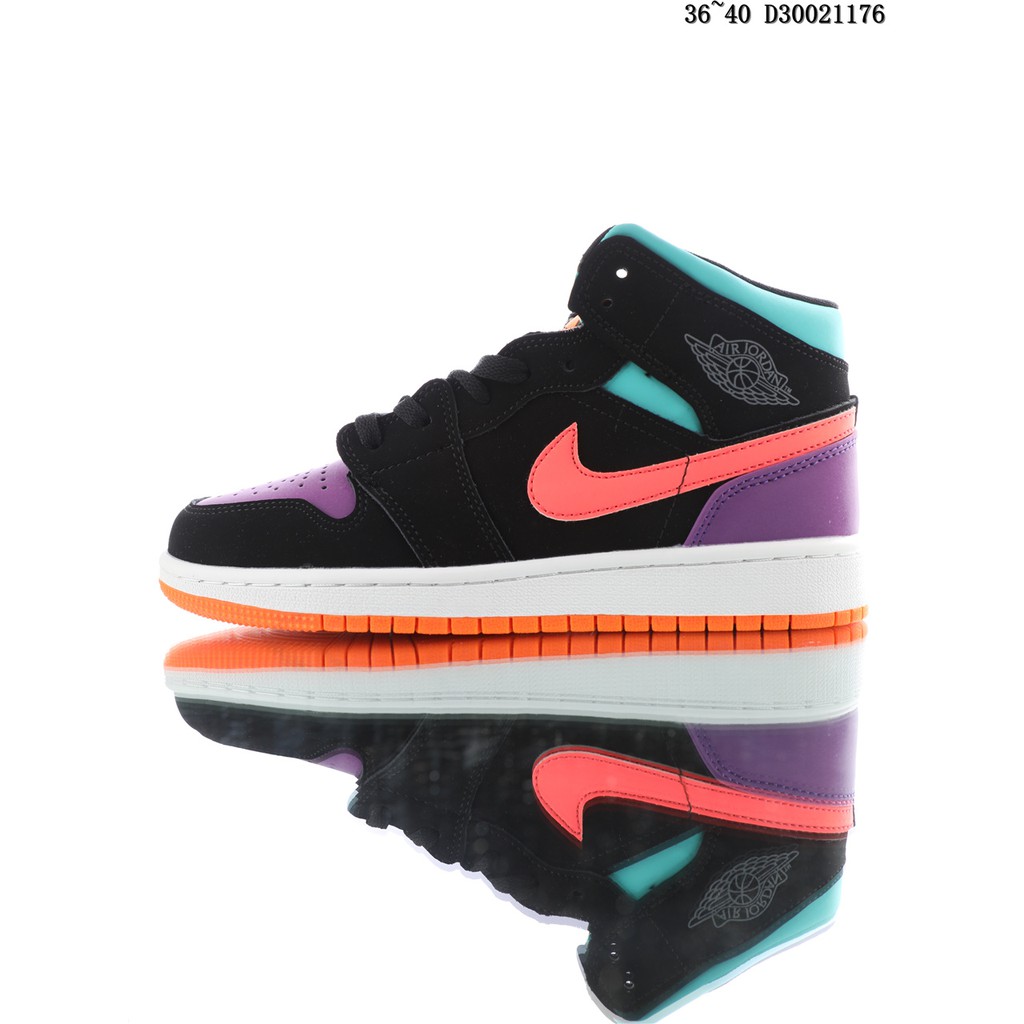 purple high top basketball shoes