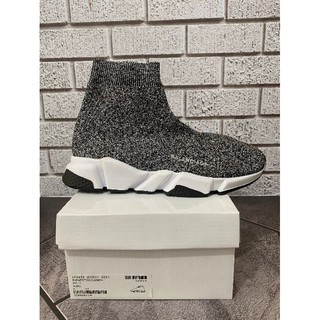 balenciaga glitter sock trainers