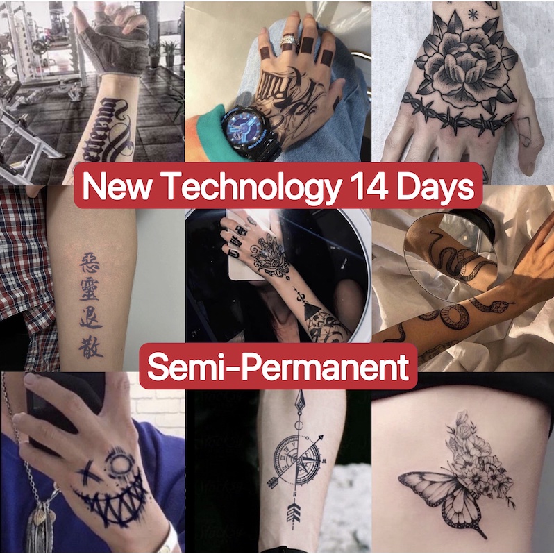 Mars Tattoo】NEW Technology Magic Long Lasting 2 Weeks Semi-Permanent tattoo,Temporary  Tattoo sticker, Fake Tattoo 0998 | Shopee Philippines