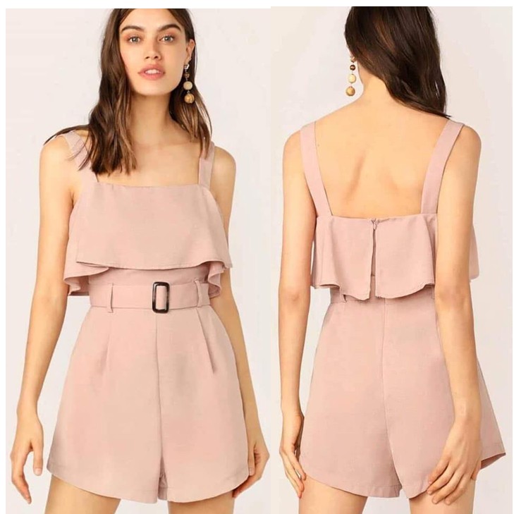 light pink romper