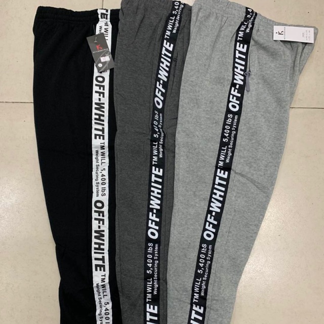 jogger pants off white