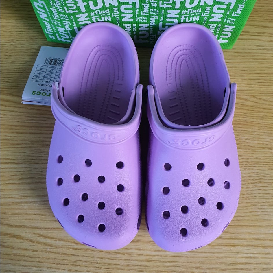 ONHAND Crocs 257. Classic Clog Purple Authentic Made in Vietnam The Best  Quality | Shopee Philippines