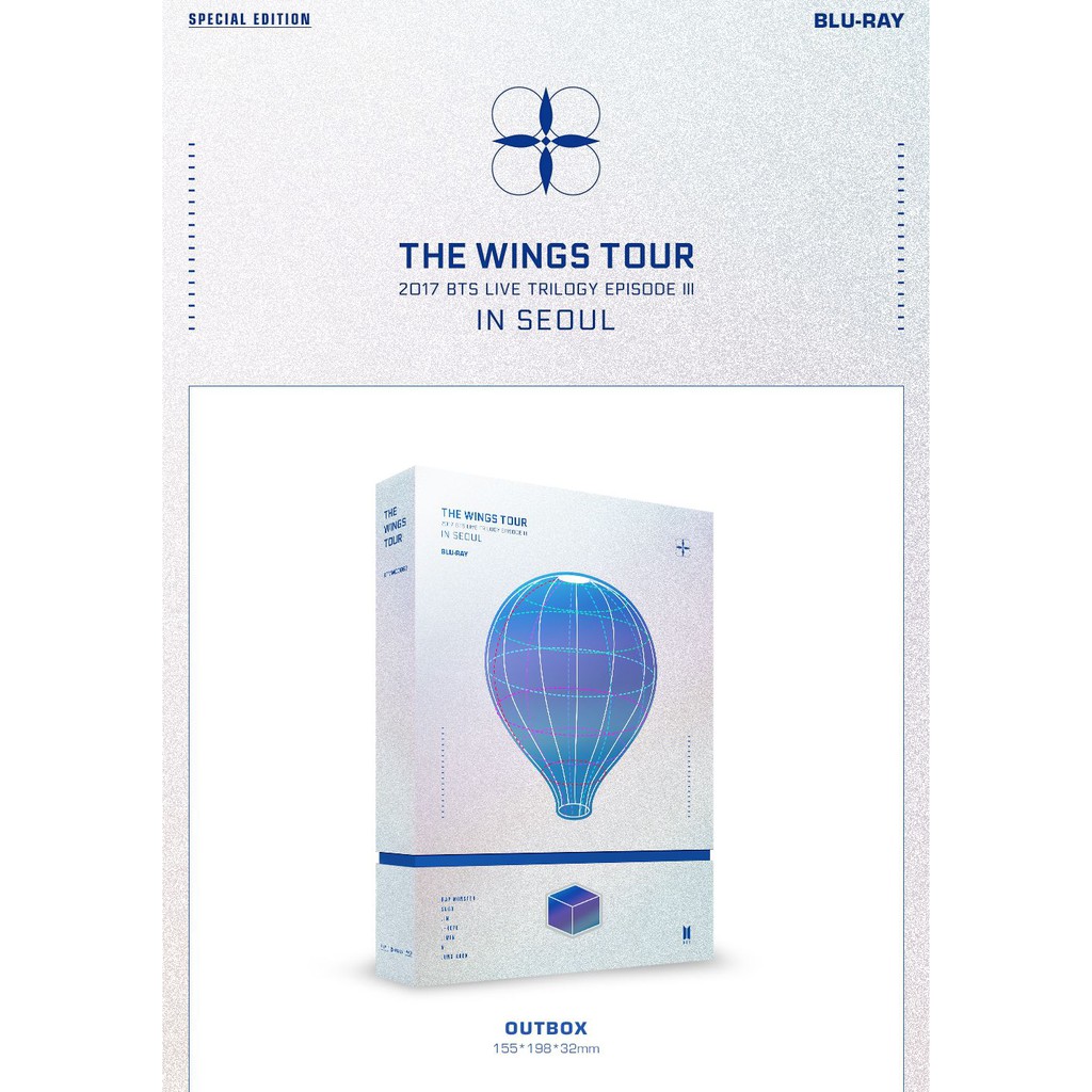 BTS ◎THE WINGS TOUR IN SEOUL Blu-ray BTS 2017 The Wings Tour In Seoul BLU-RAY Live Trilogy