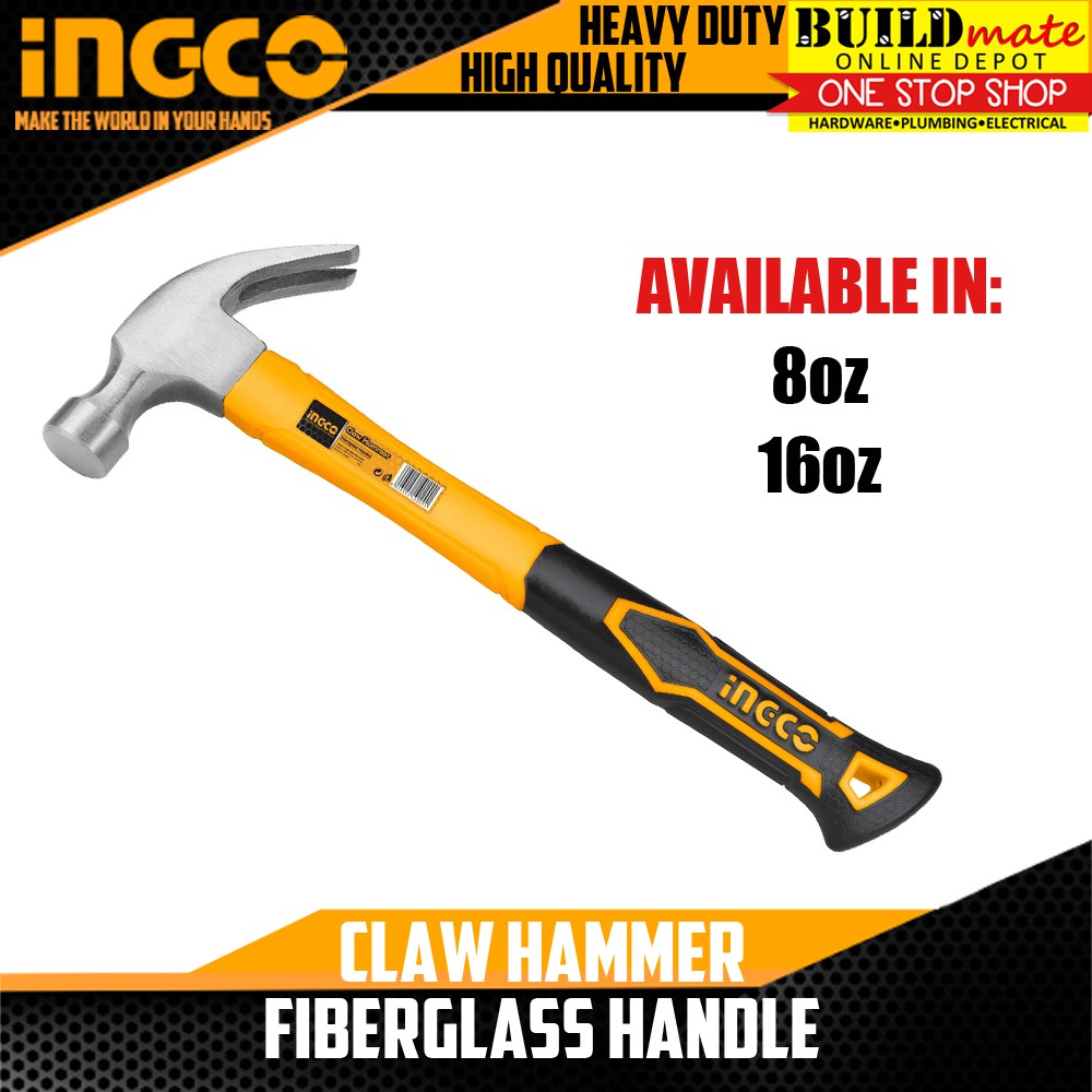 INGCO Claw Hammer 8oz/16oz Shopee Philippines