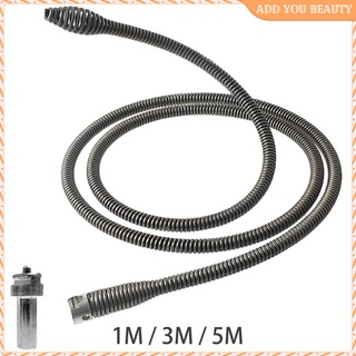 Spring Pipe Drain Cleaner with Electric Drill Connector Drain Auger for Shower Drain Basin Cleaning Equipment