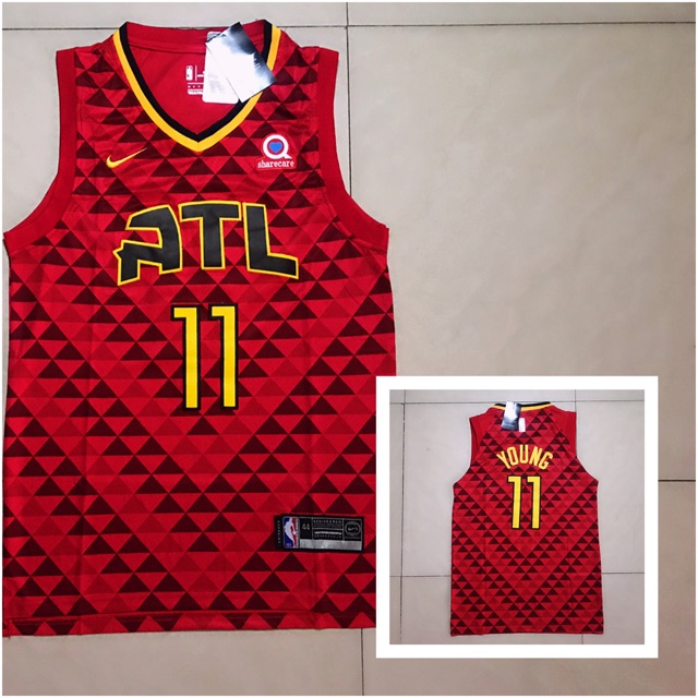 atlanta hawks red jersey