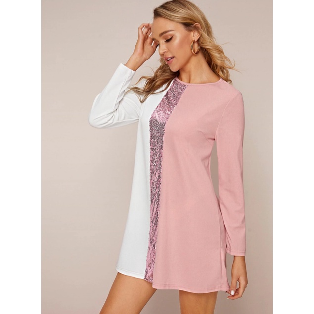 Shein Sequin Tunic Dress Shopee Philippines