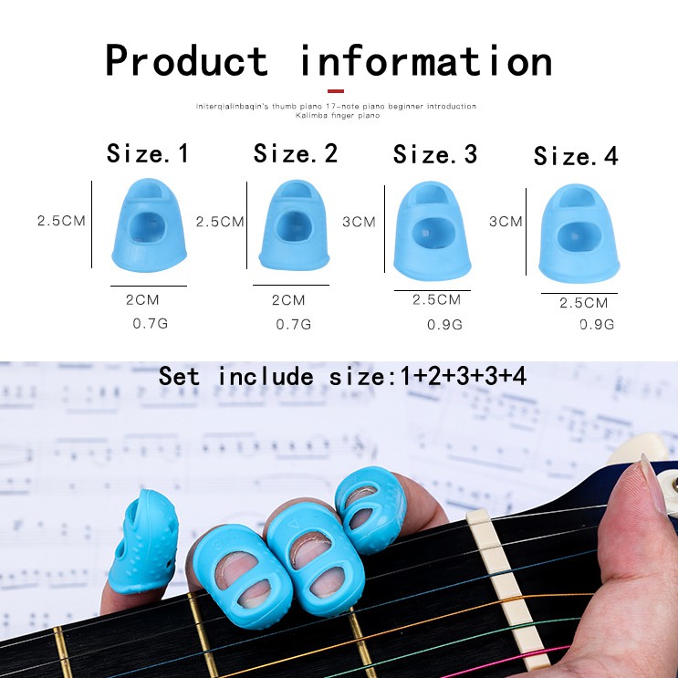 Guitar Playing Transparent color Anti-Slip and Reusable Silicone Fingertip Protector Guard Pads for Paper Sorting Sewing ZHANGXD 15 Pcs Finger Tips Money Counting Collating 