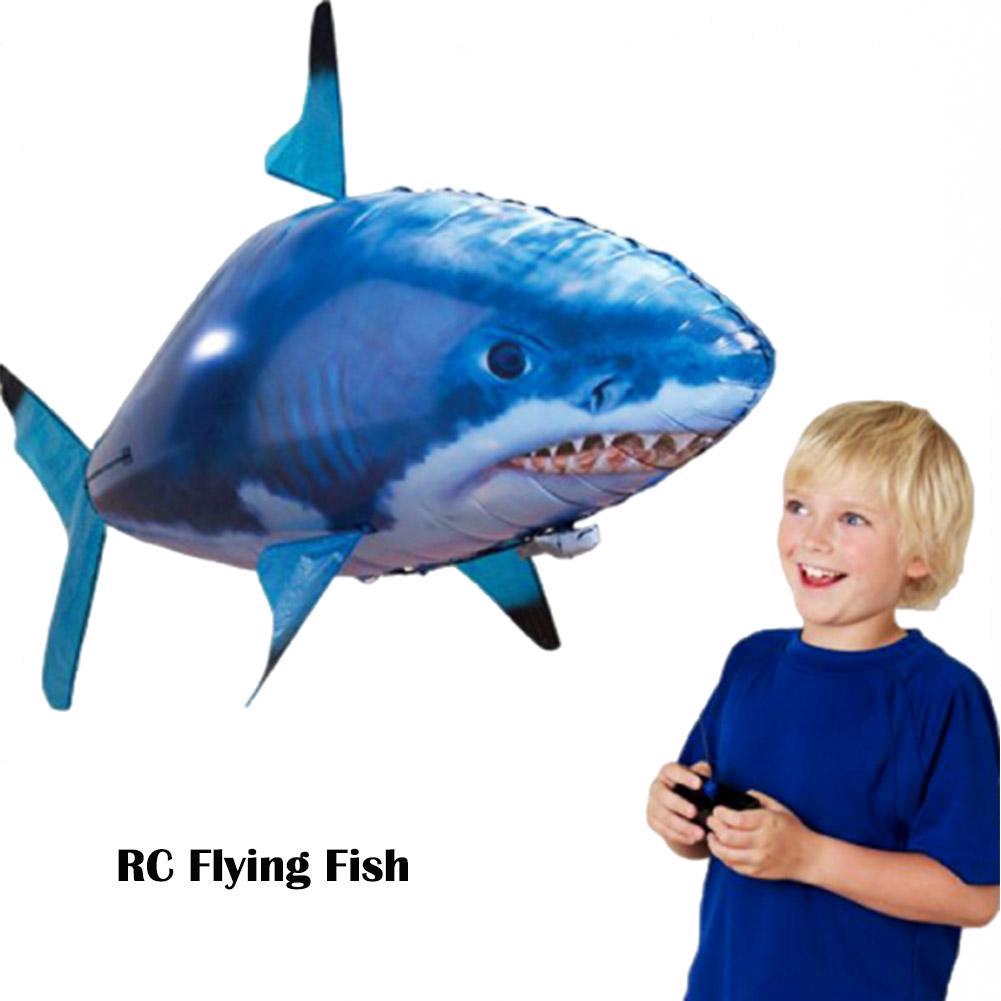 creative remote control inflatable shark toy ball