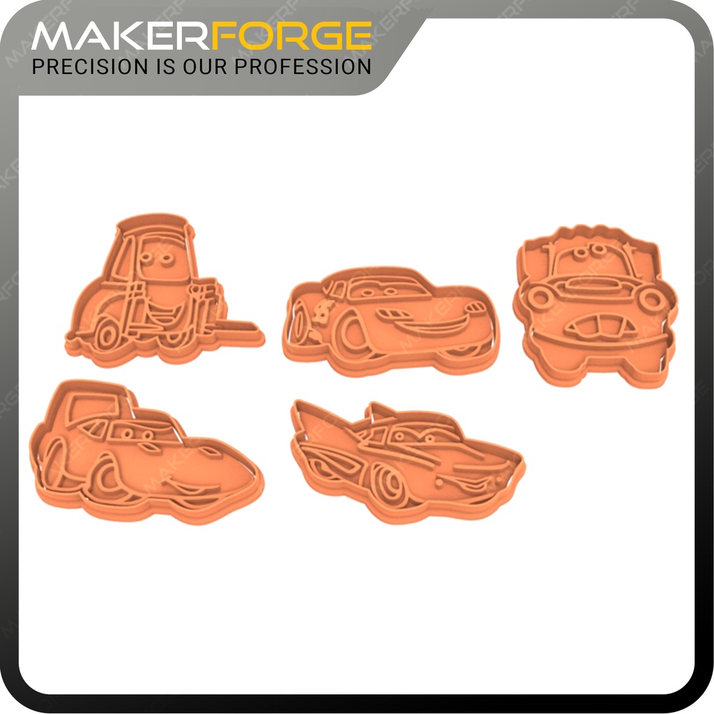 Cars 3 Cookie Cutter Fondant Cutter Clay Cutter Collection | Cars 3 ...