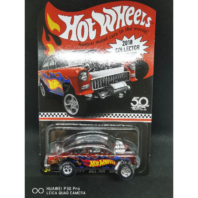 2018 Hot Wheels K MART COLLECTOR EDITION MAIL In 55 CHEVY BEL AIR GASSER 