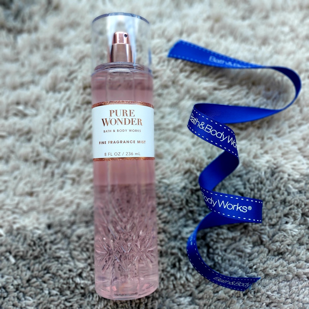 Original Bath & Body Works USA Pure Wonder Fine Fragrance Mist (Iced ...