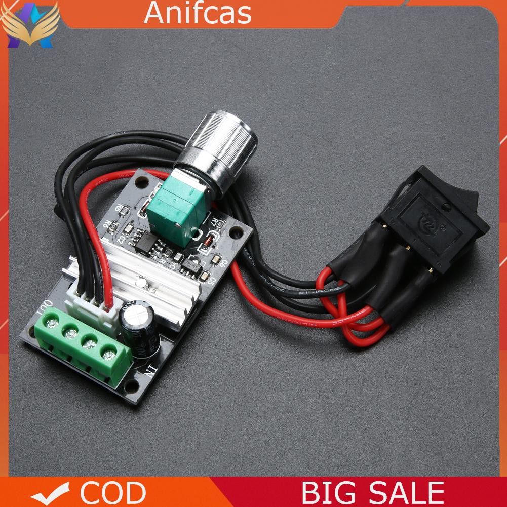 【Cash On Delivery】6V 12V 24V 3A PWM DC Motor Speed Controller Forward Reverse /w Switch
