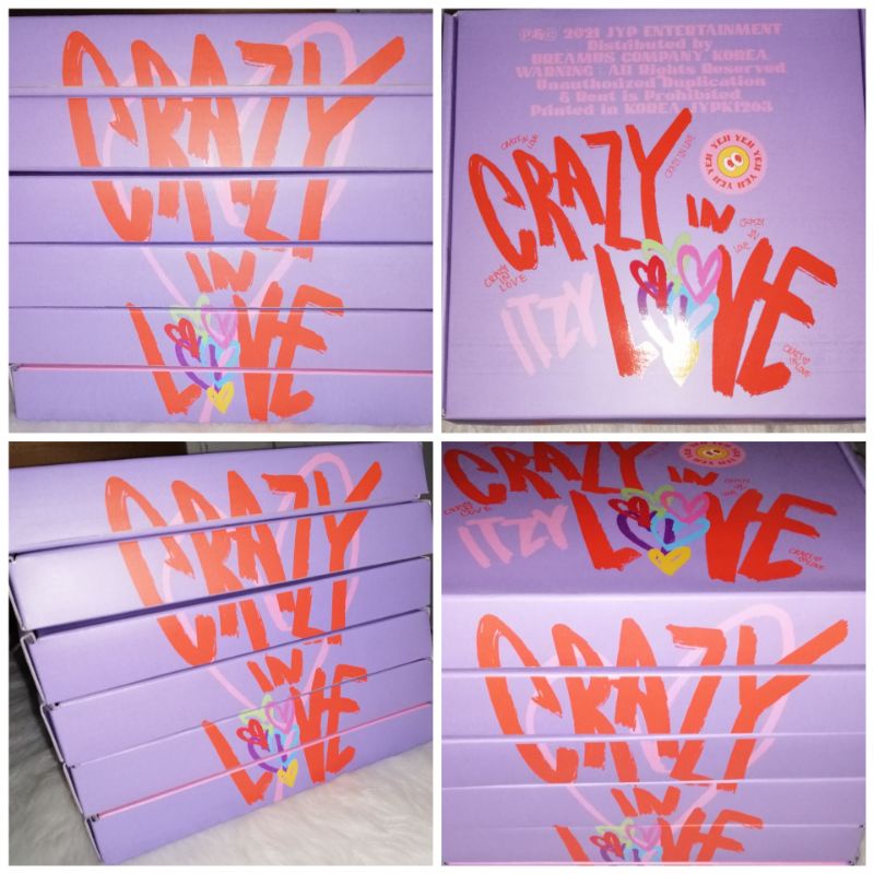 Itzy Unsealed Album Crazy In Love Shopee Philippines