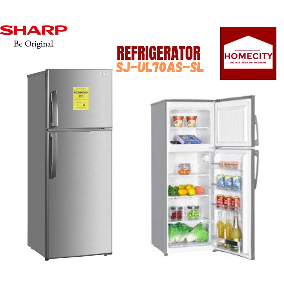 SHARP REFRIGERATOR SJ UL70AS SL Shopee Philippines   0c240150a1574716be32b97a2e01a9ed